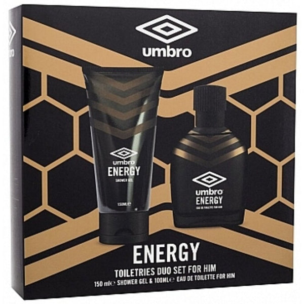 Umbro Energy 100ml EDT Spray and Body Wash 150ml
