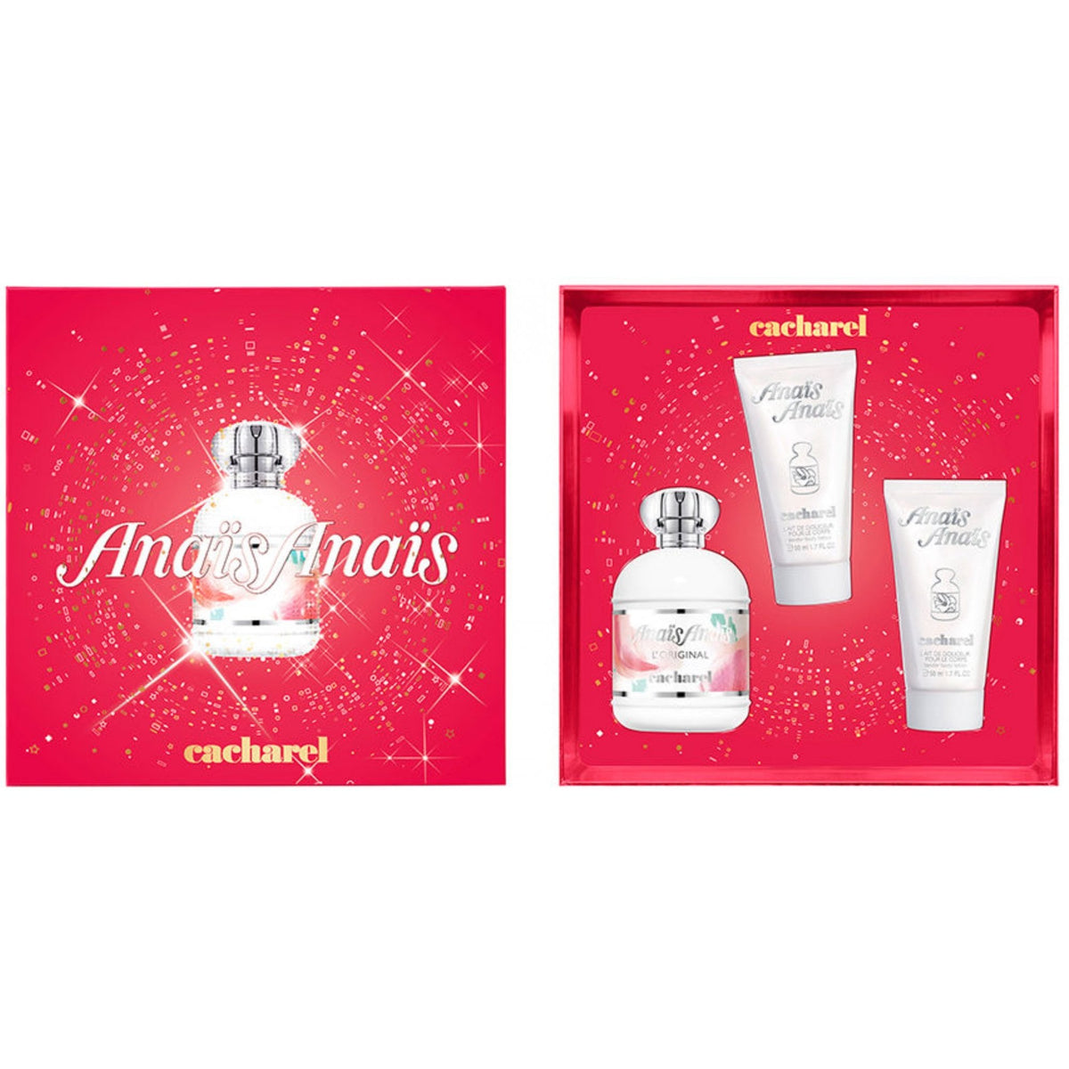 Cacharel Anais Anais 100ml EDT Spray / 2 x 50ml Body Lotion