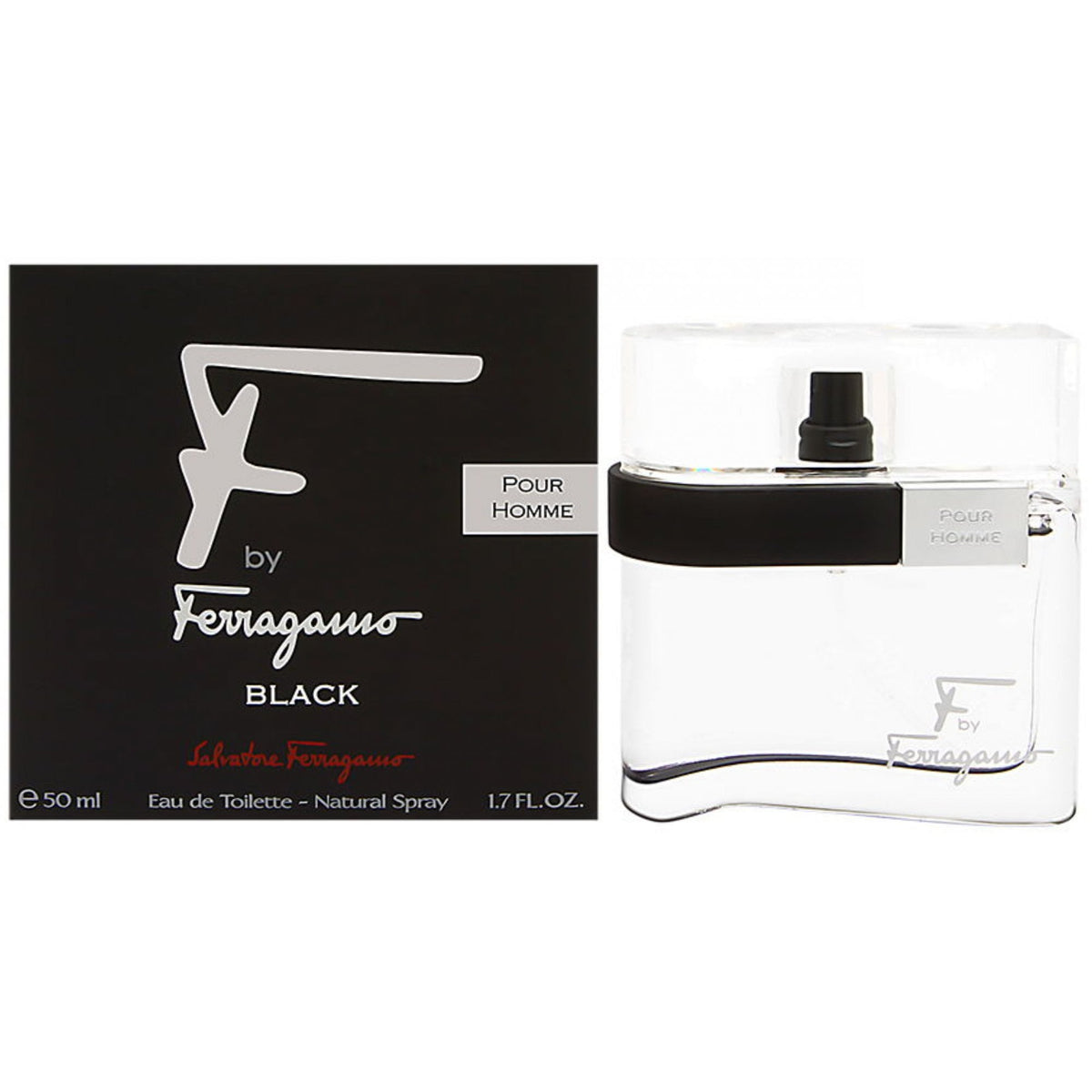Salvatore Ferragamo F Black Pour Homme 50ml EDT Spray
