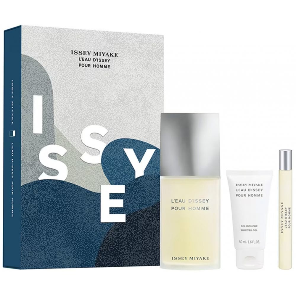 Issey Miyake L'eau D'issey Pour Homme Gift Set EDT 125ml - EDT 10ml - Shower Gel 50ml