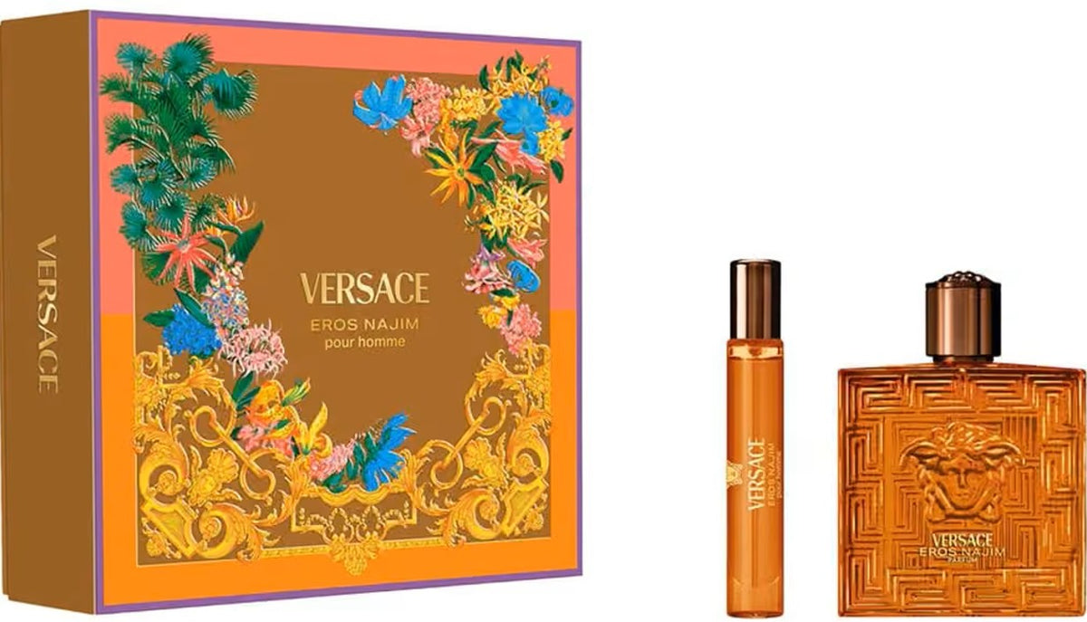 Versace Eros Najim Gift Set 100ml Parfum Spray + 10ml Parfum Spray