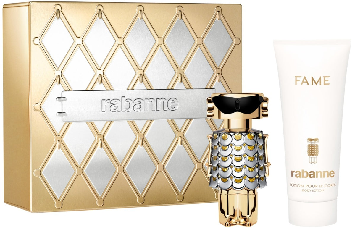 Paco Rabanne Fame Gift Set: 50ml EDP Spray + 100ml Body Lotion