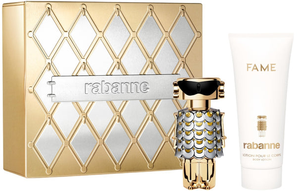 Paco Rabanne Fame Gift Set: 50ml EDP Spray + 100ml Body Lotion