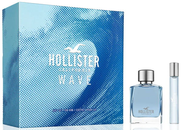 Hollister Wave For Him Gift Set Eau de Toilette 50ml + Eau de Toilette 15ml