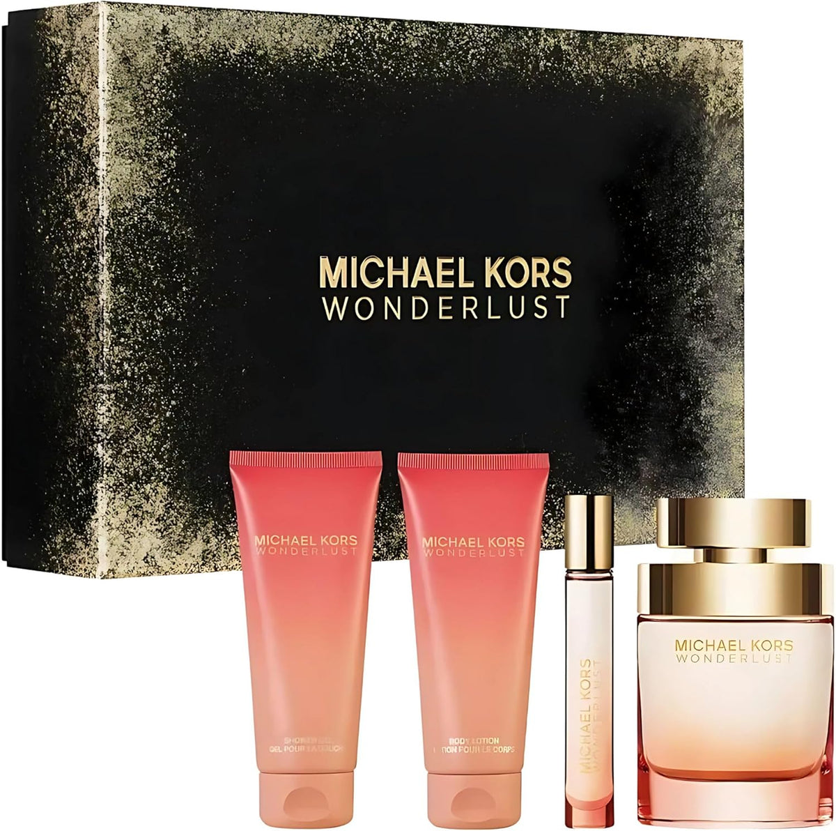 Michael Kors Wonderlust Gift Set Eau de Parfum 100ml + Eau de Parfum 10ml + Body Lotion 100ml + Shower Gel 100ml