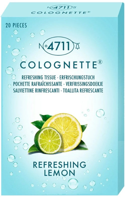 4711 Colognette Refreshing Lemon 20pcs Tissues