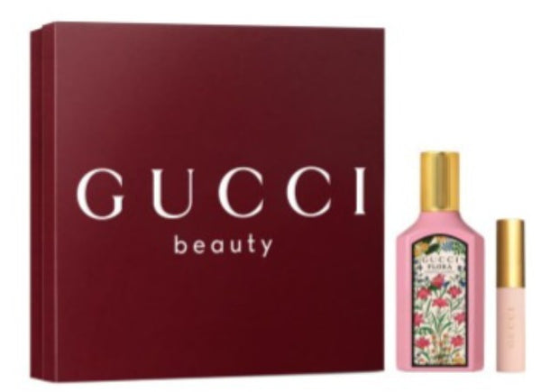 Gucci Flora Gorgeous Gardenia Gift Set EDP Spray 50ml + Mascara No001 L'Obscur 3ml
