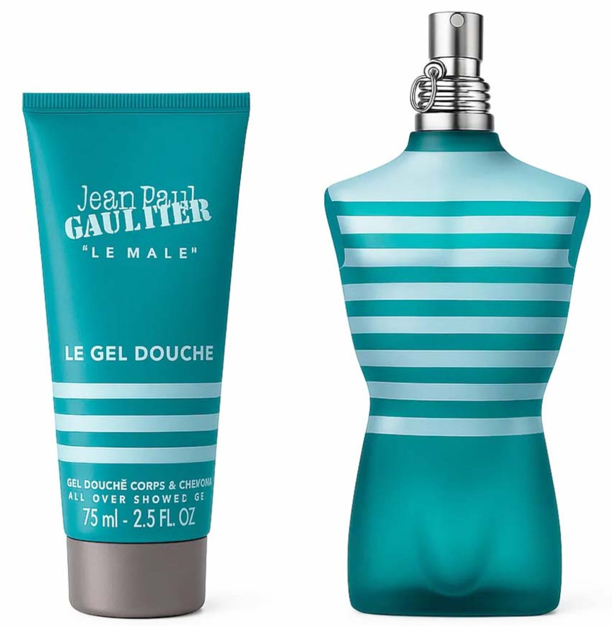 Jean Paul Gaultier Le Male Gift Set 125ml EDT Spray + 75ml Shower Gel
