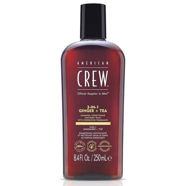 American Crew 3-In-1 Ginger + Tea 250ml Shampoo