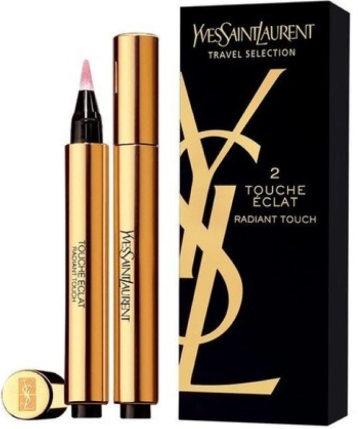 Yves Saint Laurent Touche Eclat 2 Piece Gift Set 2 x Corrector & Illuminator 2.5ml - No1 Luminous Radiance