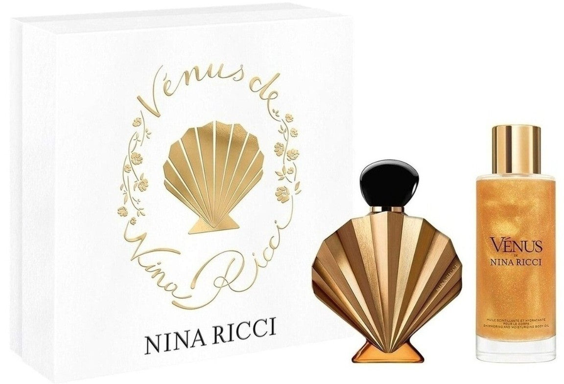 Nina Ricci Venus De Nina Ricci Gift Set 50ml EDP Spray + 100ml Body Oil