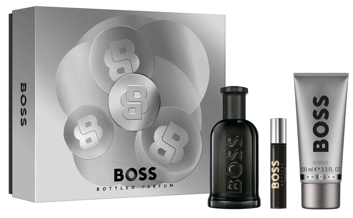 Hugo Boss Bottled Gift Set 100ml EDP + 100ml Shower Gel + 10ml EDP