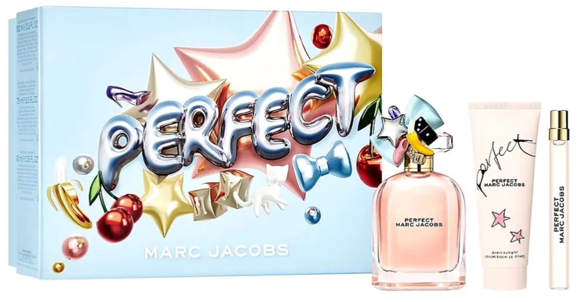 Marc Jacobs Perfect Gift Set Eau de Parfum 100ml + Body Lotion 75ml + Eau de Parfum 10ml