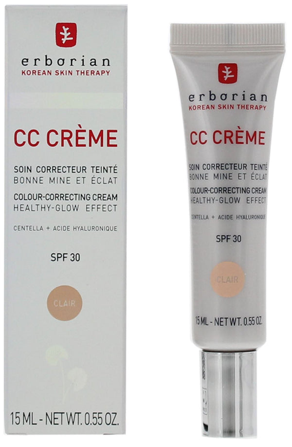 Erborian CC Crème SPF30 Clair 15ml High-Definition Radiant Face Cream