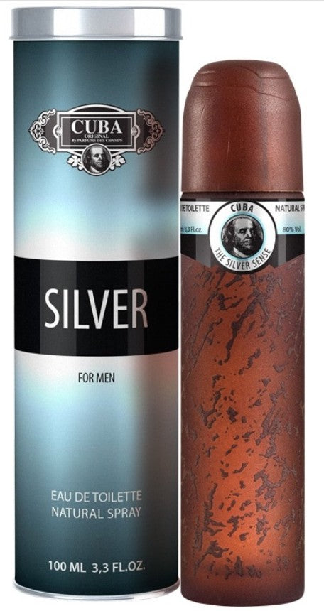 Cuba Silver For Men 100ml EDT Spray