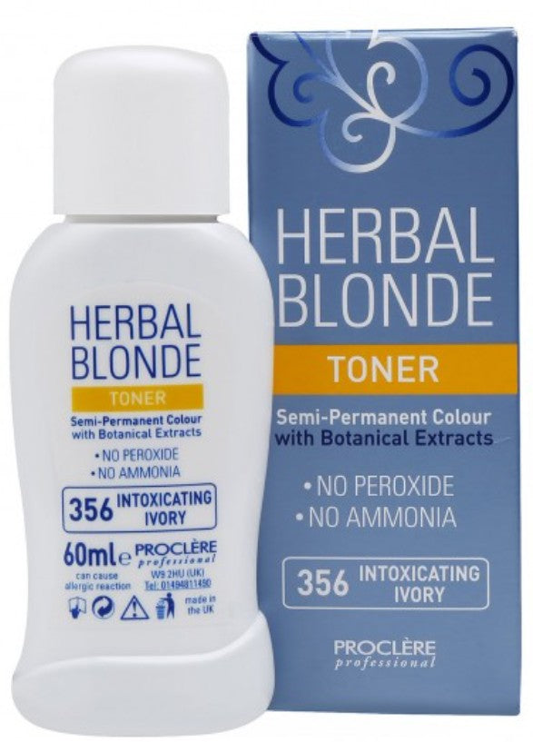 Proclere Herbal Toner Semi Permanent Colour - 356 Intoxicating Ivory
