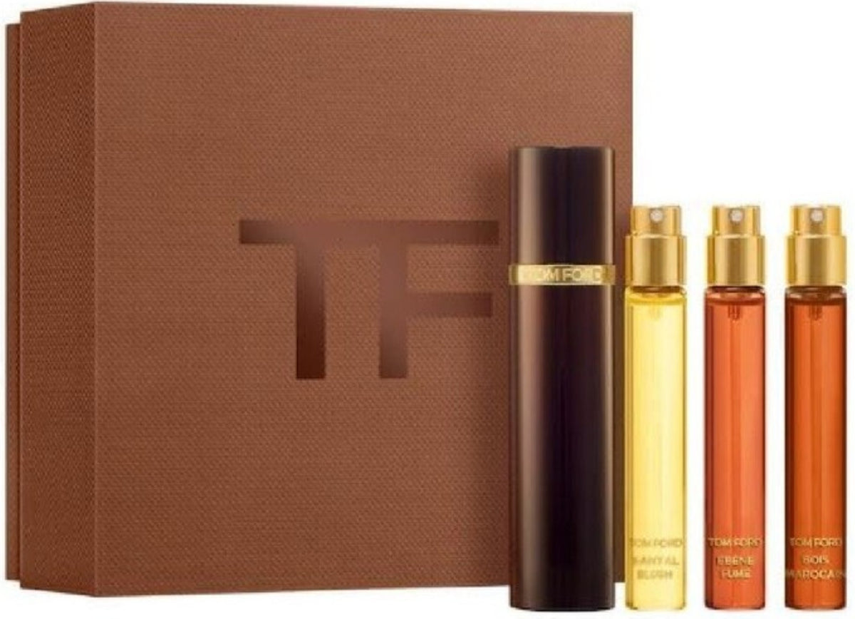 Tom Ford Private Blend Woods Collection Eau De Parfum Gift Set Ebene Fume Eau De Parfum 10ml + Santal Blush Eau De Parfum 10ml - Bois Marocai
