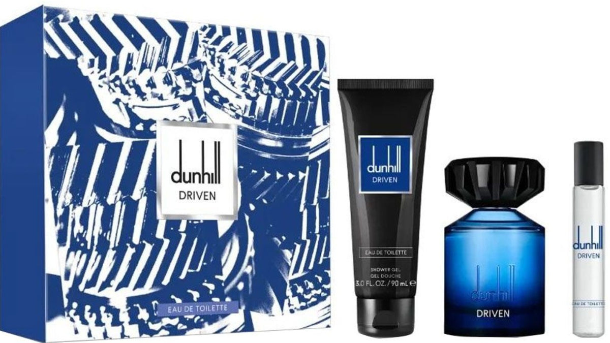 Dunhill Driven Blue Gift Set Eau de Toilette 100ml + Eau de Toilette 15ml + Shower Gel 90ml