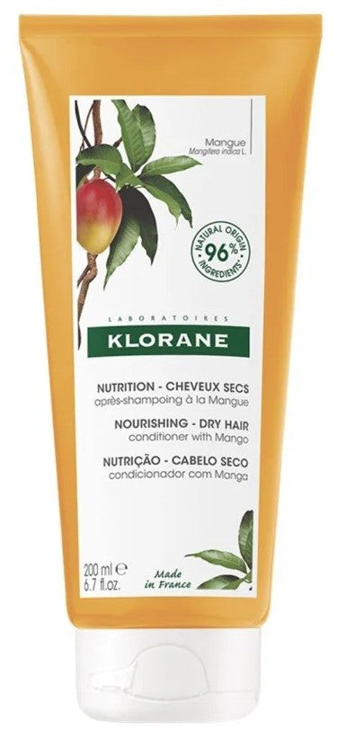 Klorane Nourishing Conditioner With Mango For Dry Hair 200ml