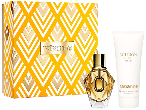 Paco Rabanne Million Gold Gift Set Eau de Parfum 50ml + Body Lotion 100ml
