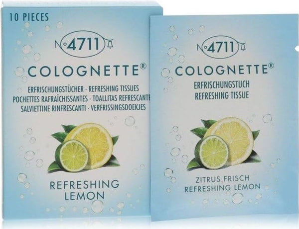 4711 Colognette Refreshing Lemon 10pcs Tissues