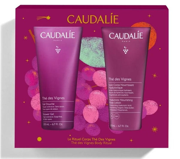Caudalie The Des Vignes Body Ritual Gift Set: 200ml Shower Gel & 200ml Body Lotion