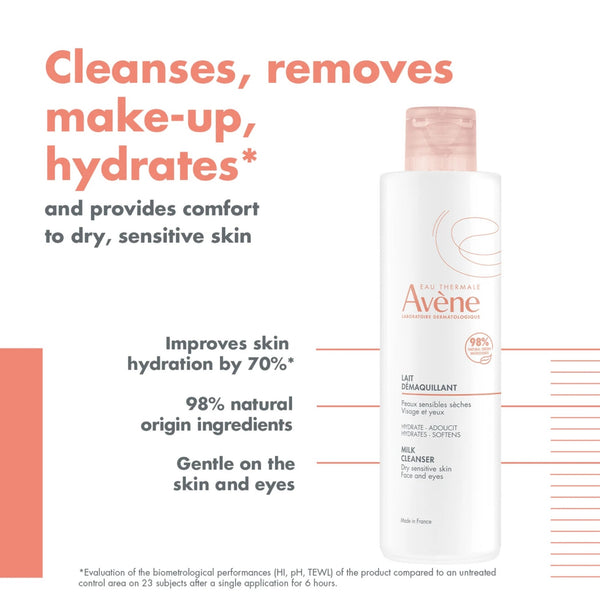 Avene Gentle Milk Cleanser 200ml