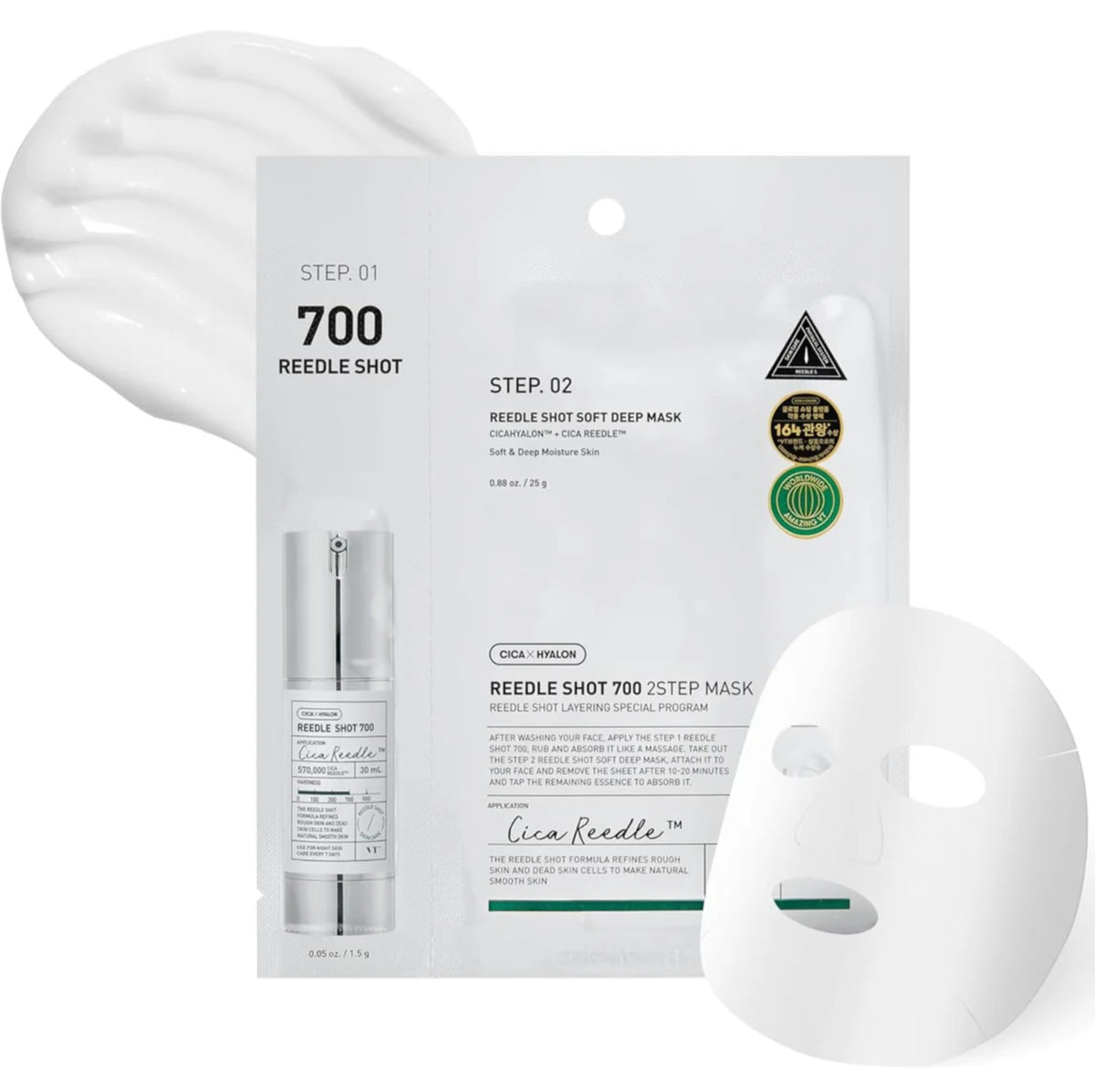 VT Cosmetics Reedle Shot 700 2 Step Mask 25g