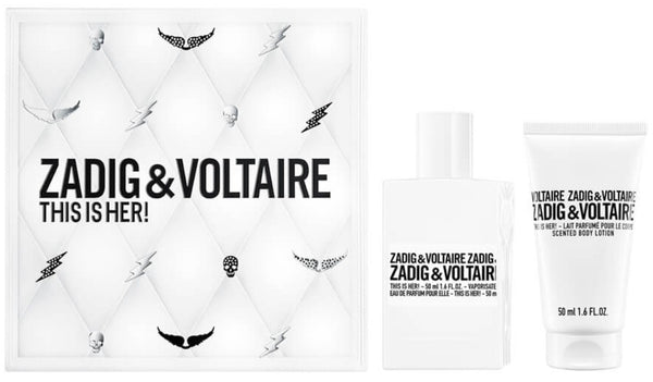 Zadig & Voltaire This Is Her! Gift Set EDP Spray 50ml + Body Lotion 50ml
