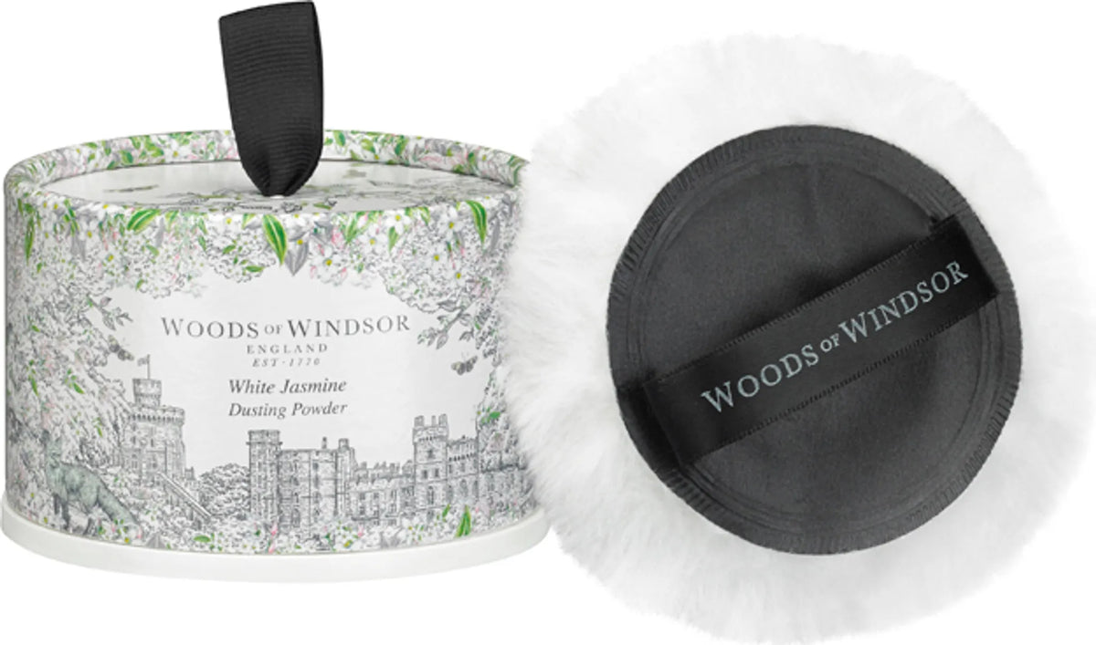 Woods Of Windsor White Jasmine 100g Dusting Body Powder