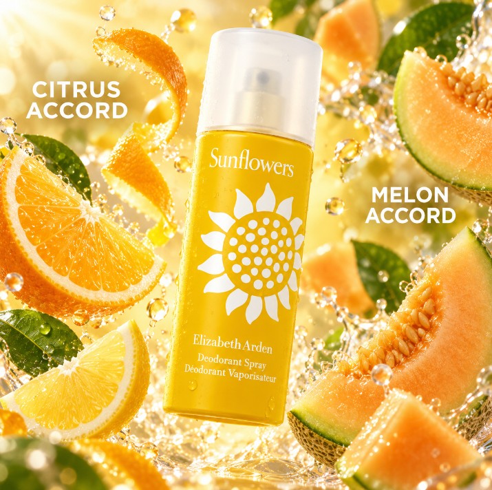 Elizabeth Arden Sunflower Deodorant 150ml Spray - X2 MULTIPACK