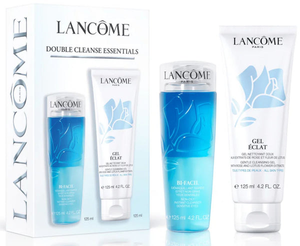 Lancome Double Cleanse Essential Set 2026 Cleansing Gel 125ml + Bi-Facil 125ml