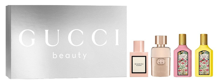 Gucci Mini Gift Set 4 x 5ml Guilty EDT + Flora Gorgeous Orchid + Flora Gorgeous Gardenia + Bloom