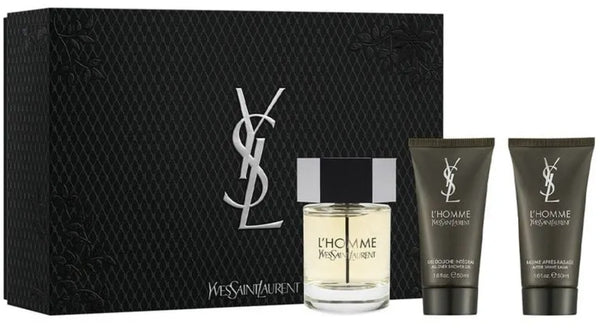 Yves Saint Laurent L'Homme Gift Set 100ml EDT + Shower Gel 50ml + Aftershave Balm 50ml