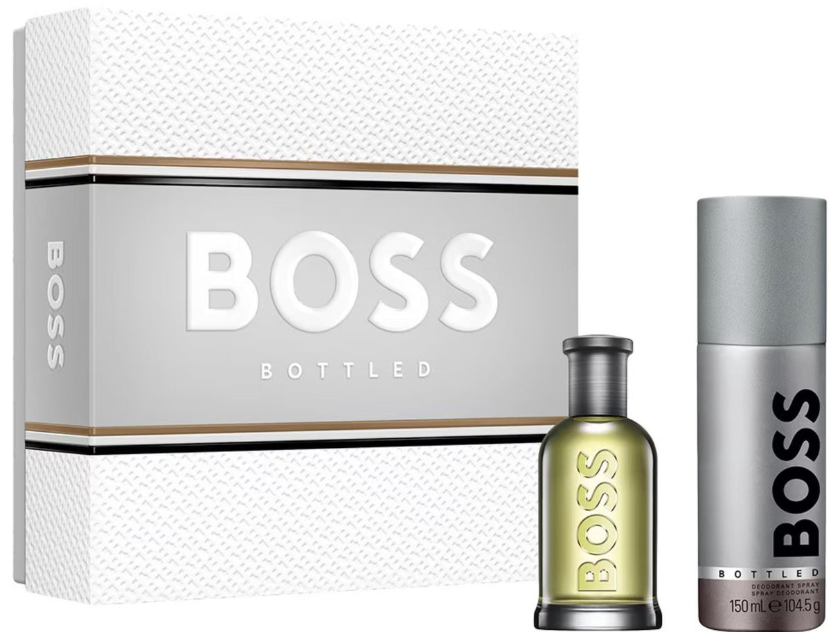 Hugo Boss Bottled Gift Set 50ml EDT Spray + 150ml Deodorant Spray