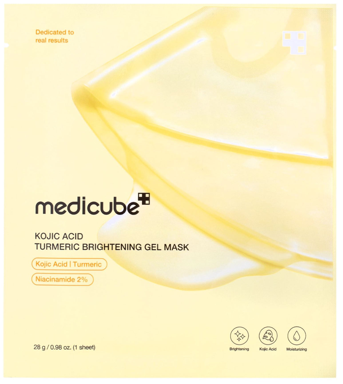 Medicube Brightening Kojic Acid Turmeric 4 x 28g Gel Mask