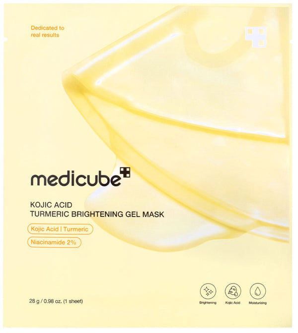 Medicube Brightening Kojic Acid Turmeric 4 x 28g Gel Mask