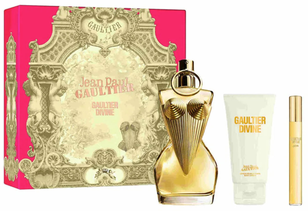 Jean Paul Gaultier Divine 100ml EDP Spray / 75ml Body Lotion / 10ml EDP Spray