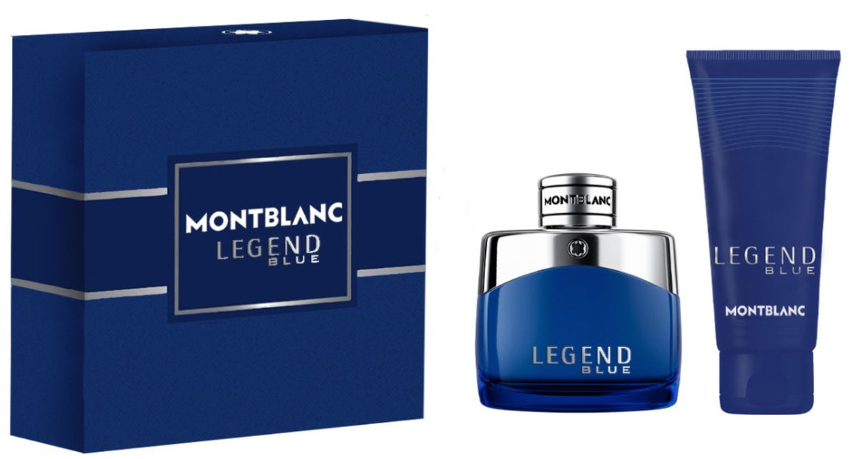 Montblanc Legend Blue Gift Set EDP Spray 50ml + All-Over Shower Gel 100ml