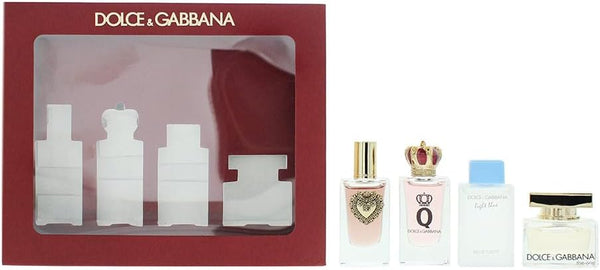Dolce & Gabbana Mini Gift Set Devotion EDP 5ml + Q EDP 5ml + The One EDP 5ml + Light Blue EDT 5ml