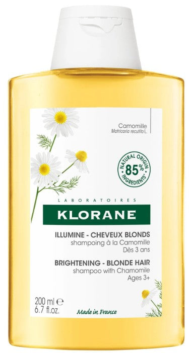 Klorane Brightening Blonde Hair Shampoo With Chamomile 200ml