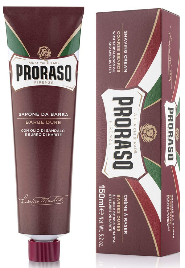 Proraso Shaving Cream For Coarse Beards With Sandalwood Oil & Shea Butter 150ml
