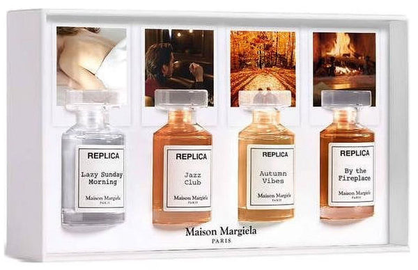 Maison Margiela Replica Mini Set 4 x 7ml EDT Lazy Sunday Morning + Jazz Club + Autumn Vibes + By The Fireplace