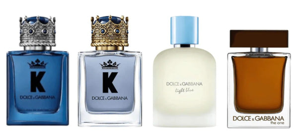 Dolce & Gabbana Mini Gift Set K EDP 5ml + K EDT 5ml + Light Blue EDT 5ml + The One EDT 5ml