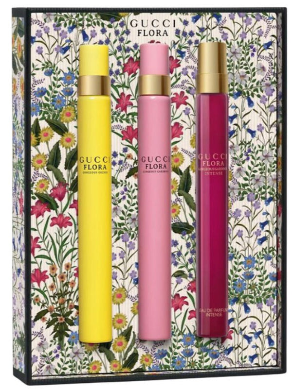 Gucci Flora Gorgeous Mini Set 3 x 5ml EDP Gardenia + Magnolia + Orchid