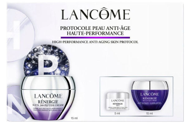 Lancome Renergie Set 2026 Peptide Cream 15ml + Multi-Lift Night Cream 15ml + Lifting Eye Cream 5ml