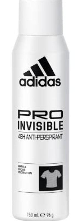 Adidas Pro Invisible 150ml 48 Hour Anti-Perspirant Spray