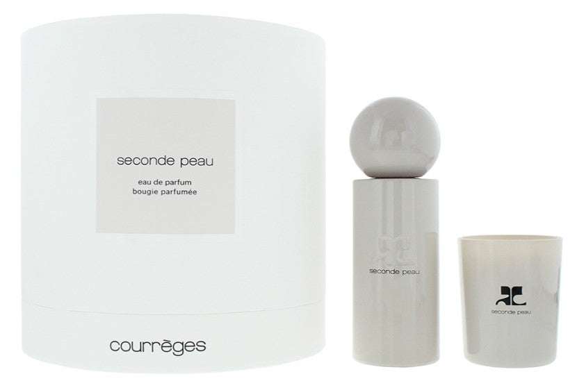 Courreges Seconde Peau Gift Set EDP 100ml + Candle 75g