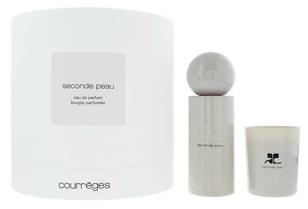Courreges Seconde Peau Gift Set EDP 100ml + Candle 75g