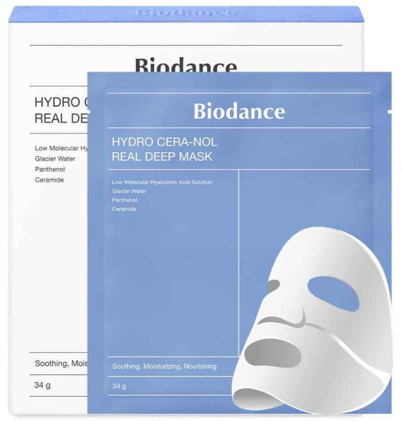 Biodance Hydro Cera-Nol Real Deep 4 x 34g Mask Sheets